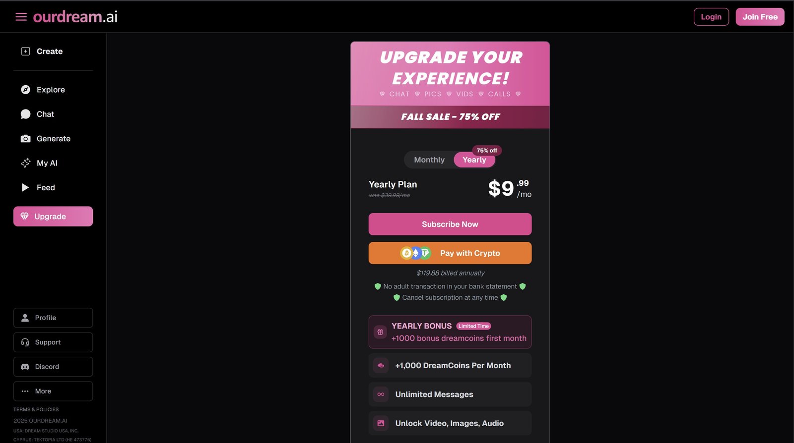 OurDream.ai Customization Options